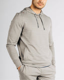 Micro Terry Hoodie - Rhone - Light Gray Marle
