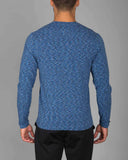 Space Dye Henley LS - Rhone