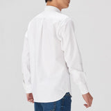 Men Organic Cotton Washed Oxford Button Down Shirt